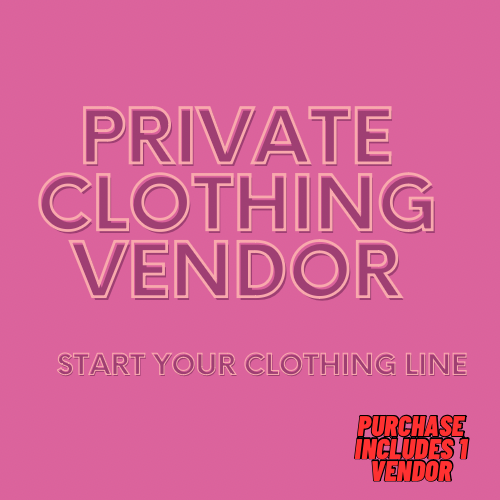 Private Label Clothing Vendor